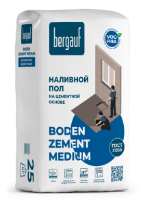 BODEN ZEMENT MEDIUM 20 кг Наливной пол на цементной основе