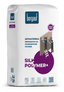 Bergauf Silk Polymer 25 кг белая полимерная шпаклевка для тонкослойного выравнивания стен и потолков в сухих помещениях
