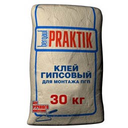 Bergauf Praktik Клей гипсовый для монтажа ПГП