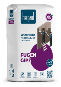 Bergauf Fugen Gips  25 кг универсальная шпаклевка на гипсовой основе