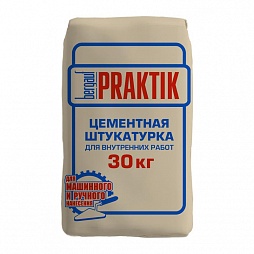 Bergauf Praktik 30 кг цементная штукатурка